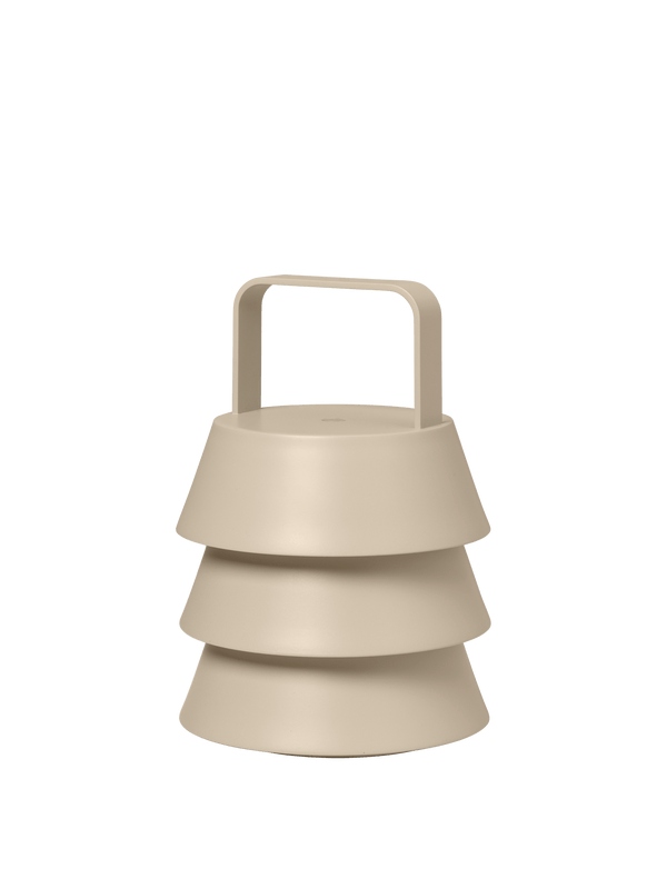 ferm LIVING Luver Portable Lamp – Cashmere