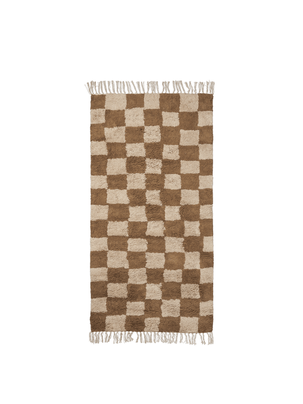 ferm LIVING Mara Washable Rug – Tan / Warm Sand