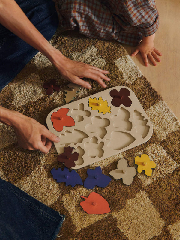 ferm LIVING Mara Washable Rug – Tan / Warm Sand