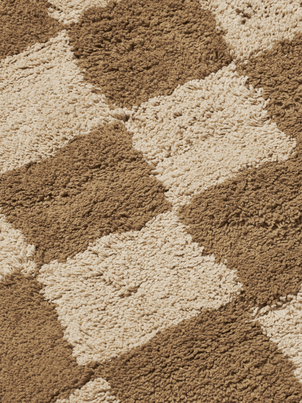 ferm LIVING Mara Washable Rug – Tan / Warm Sand