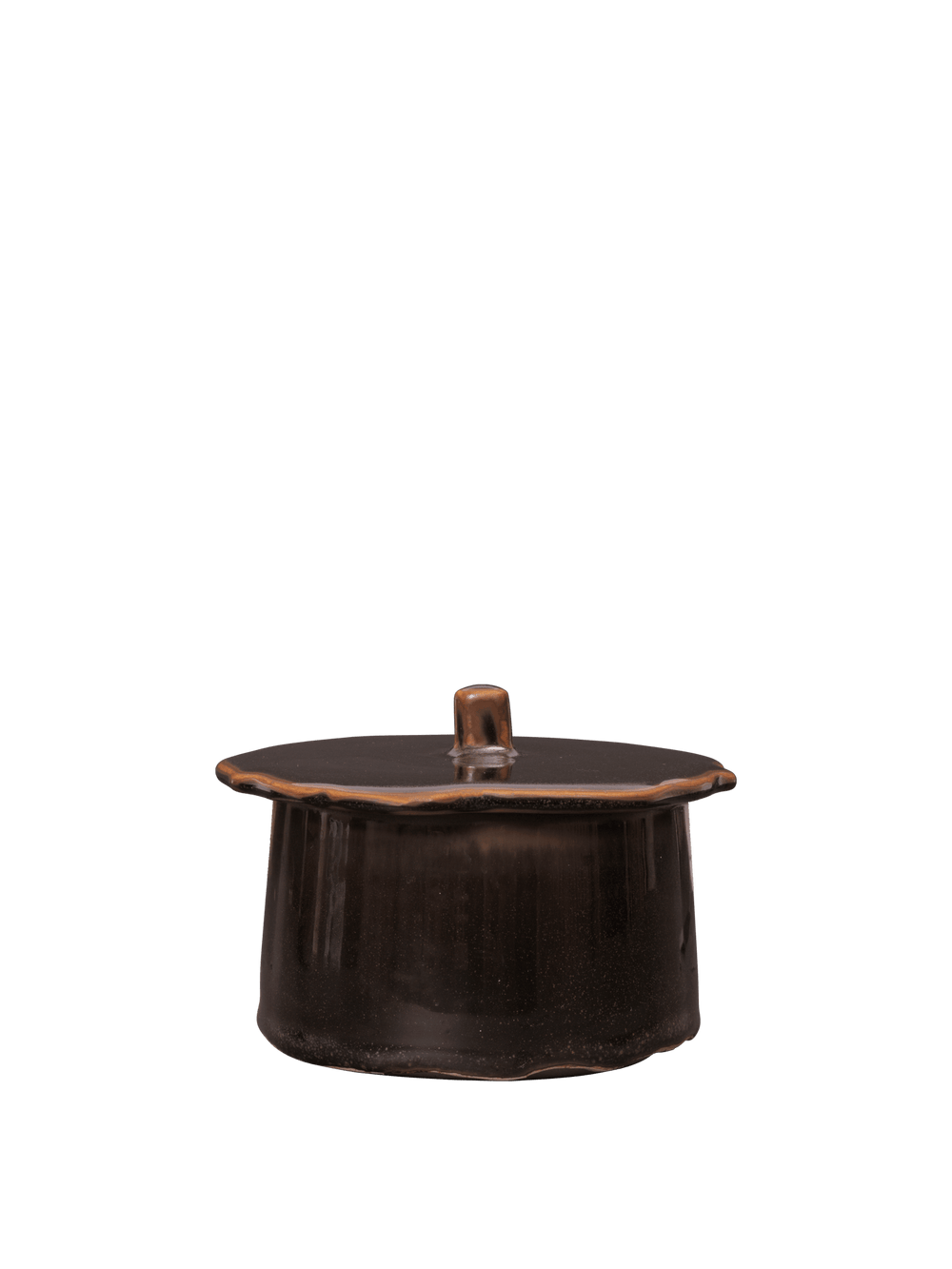ferm LIVING Marnen Jar H7 cm – Carob Brown