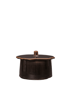 ferm LIVING Marnen Jar H7 cm – Carob Brown