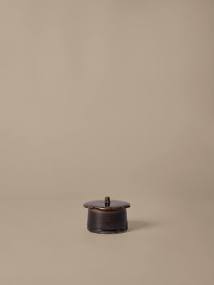 ferm LIVING Marnen Jar H7 cm – Carob Brown