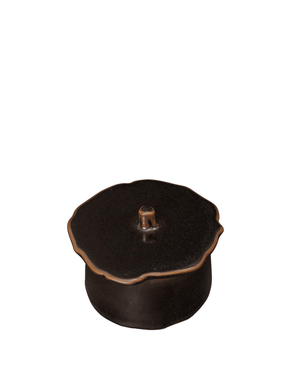 ferm LIVING Marnen Jar H7 cm – Carob Brown