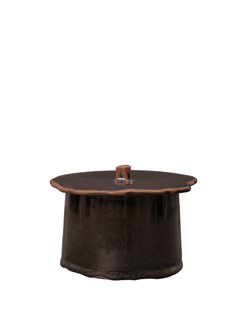 ferm LIVING Marnen Jar H9 cm – Carob Brown