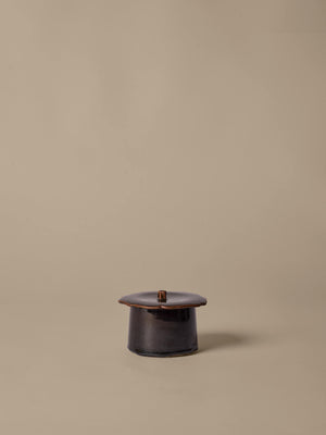 ferm LIVING Marnen Jar H9 cm – Carob Brown