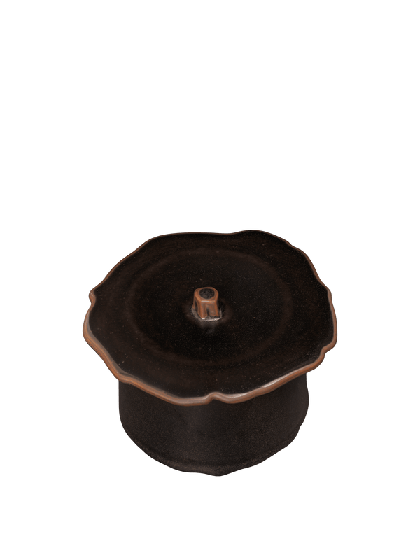 ferm LIVING Marnen Jar H9 cm – Carob Brown