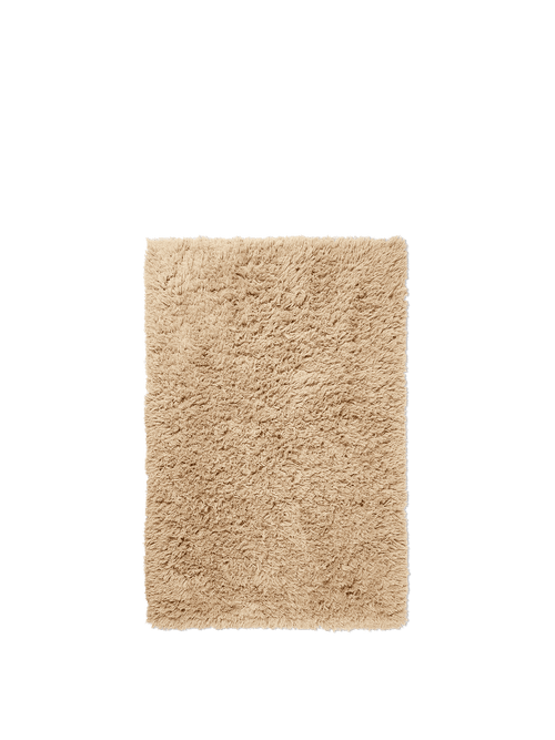 ferm LIVING Meadow High Pile Rug Small 140 x 200 cm – Light Sand