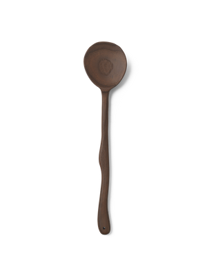 ferm LIVING Meander Spoon 30 cm – Dark Brown