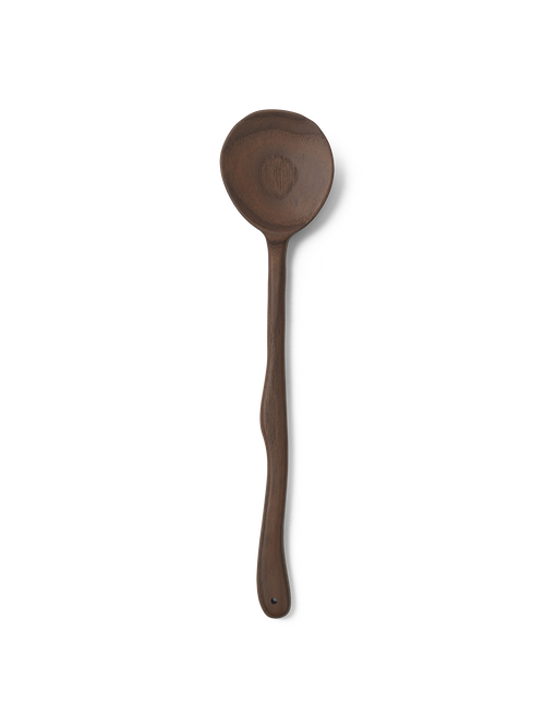 ferm LIVING Meander Spoon 30 cm – Dark Brown