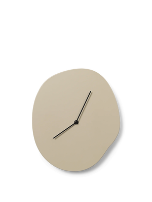 ferm LIVING Melt Wall Clock – Cashmere