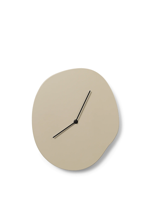 ferm LIVING Melt Wall Clock – Cashmere