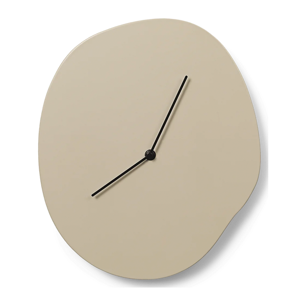 ferm LIVING Melt Wall Clock – Cashmere