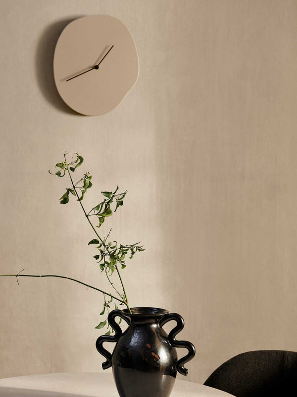 ferm LIVING Melt Wall Clock – Cashmere