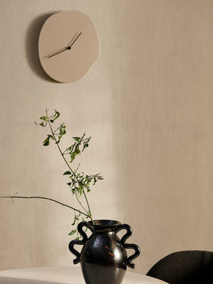 ferm LIVING Melt Wall Clock – Cashmere