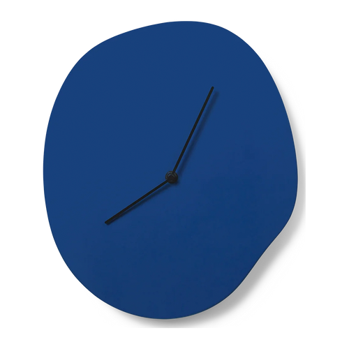 ferm LIVING Melt Wall Clock – Blue