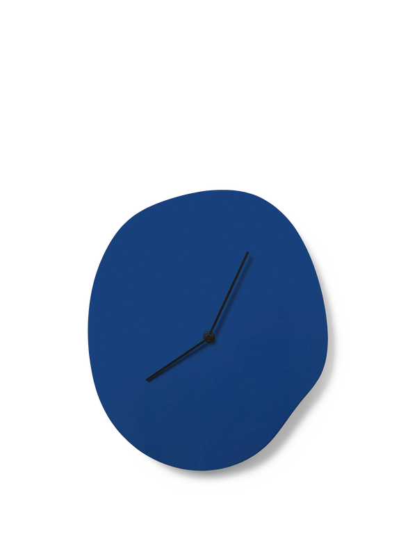 ferm LIVING Melt Wall Clock – Blue