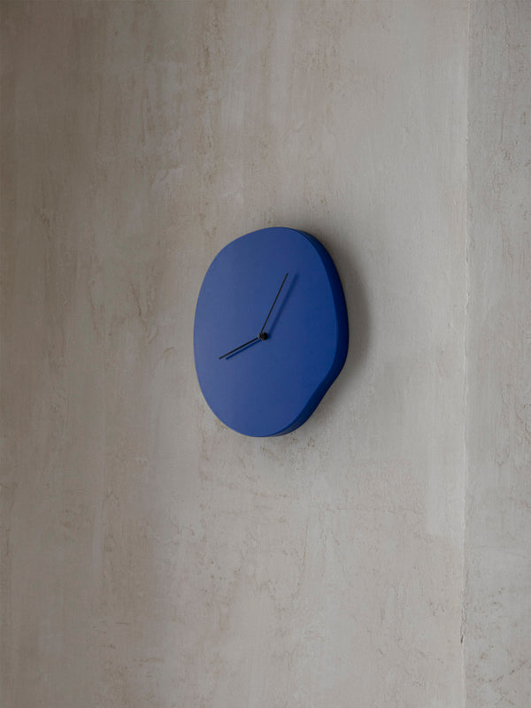 ferm LIVING Melt Wall Clock – Blue