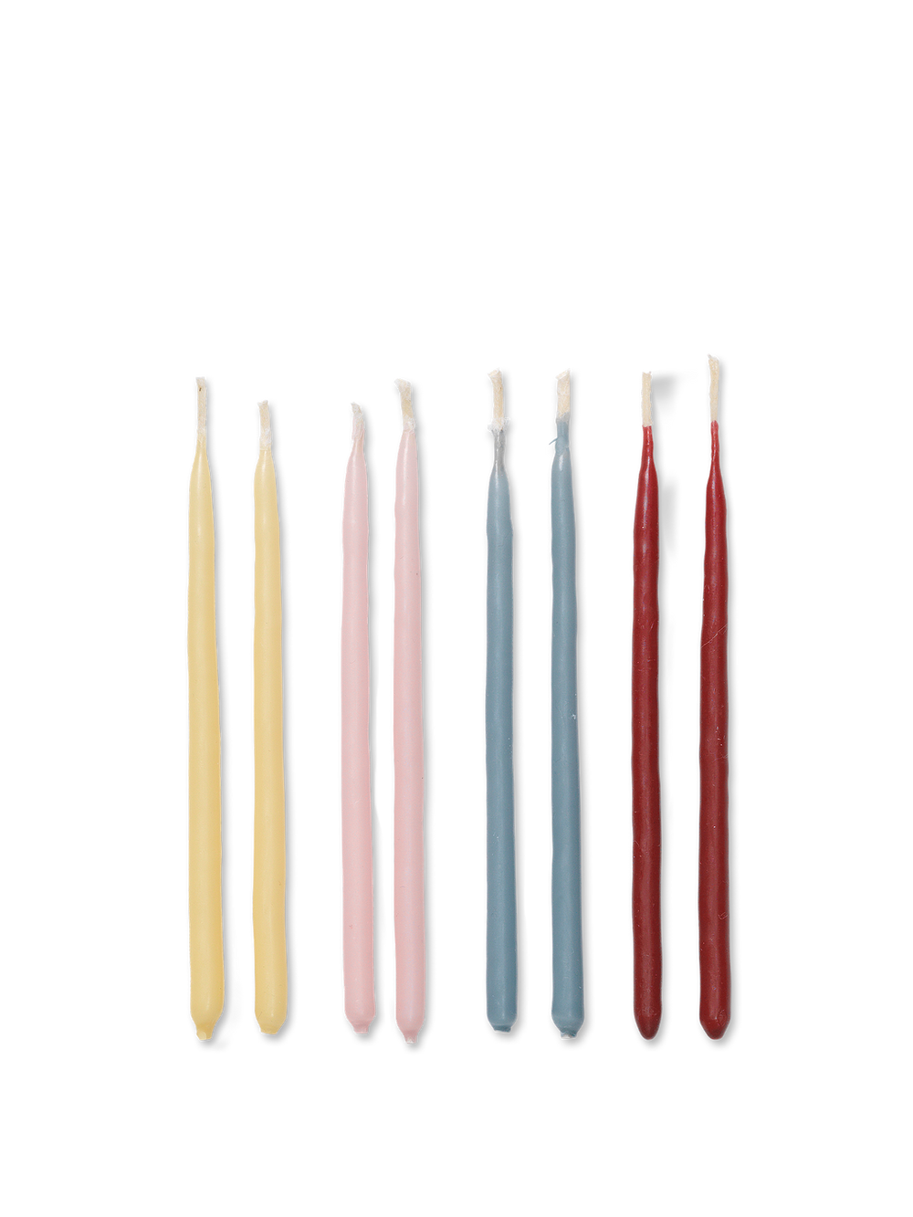 ferm LIVING Miniature Candles – Set of 24 – Whimsical Blend