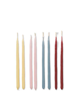 ferm LIVING Miniature Candles – Set of 24 – Whimsical Blend