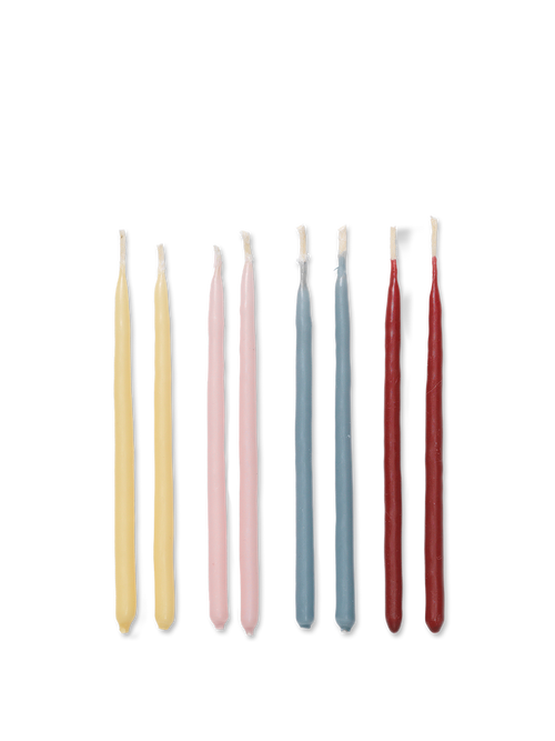 ferm LIVING Miniature Candles – Set of 24 – Whimsical Blend