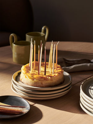 ferm LIVING Miniature Candles – Set of 24 – Calm Blend