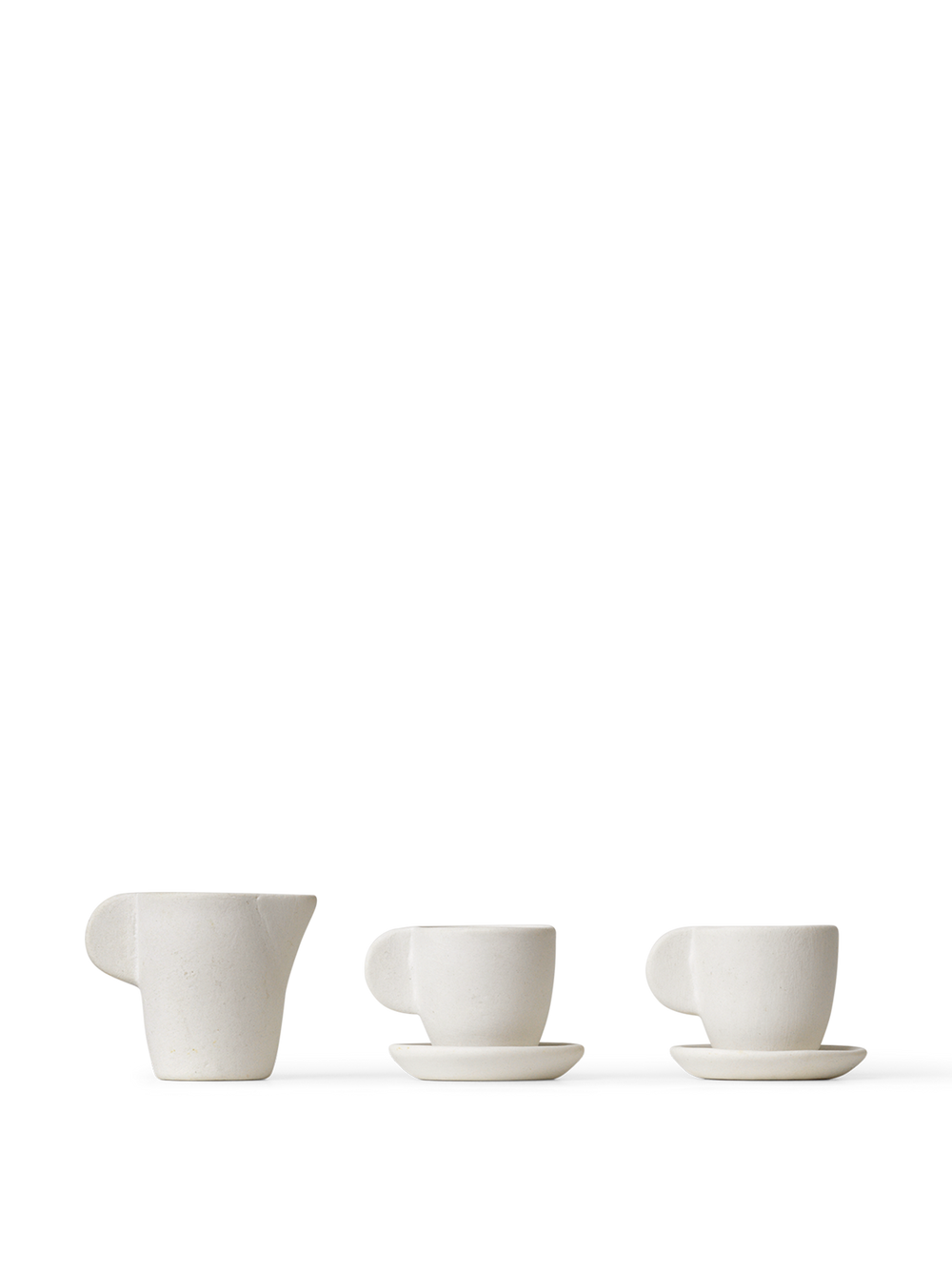 ferm LIVING Miniature Ceramic Tea Set – Off-white