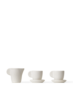 ferm LIVING Miniature Ceramic Tea Set – Off-white