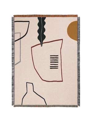 ferm LIVING Mirage Blanket – Off-white