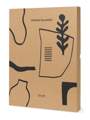 ferm LIVING Mirage Blanket – Off-white