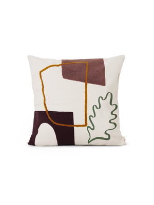 ferm LIVING Mirage Cushion – Leaf