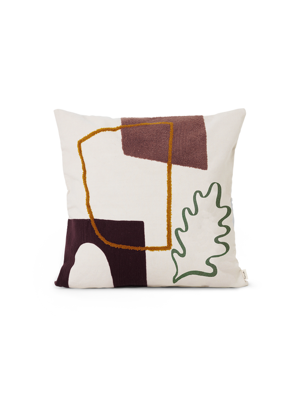 ferm LIVING Mirage Cushion – Leaf