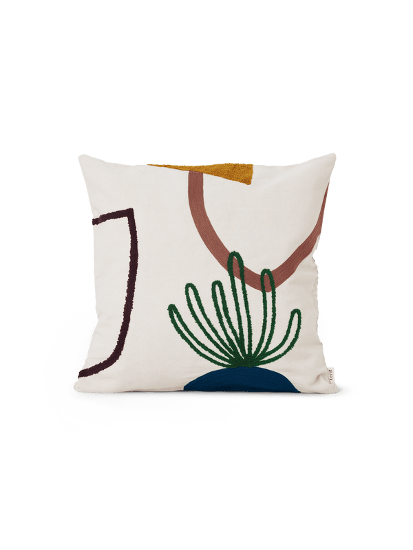 ferm LIVING Mirage Cushion Cover – Island