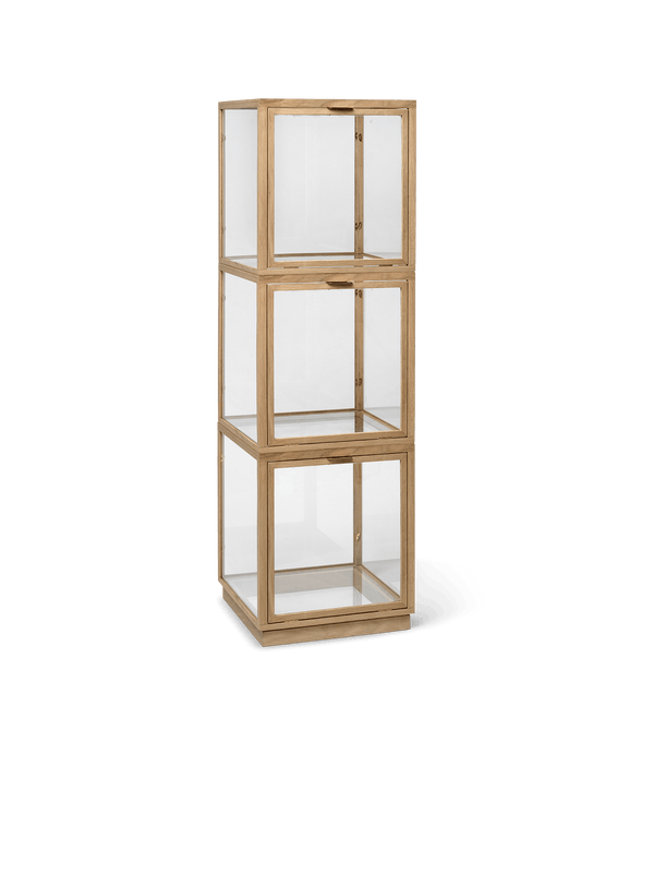 ferm LIVING Miru Glass Montre – Natural Oak