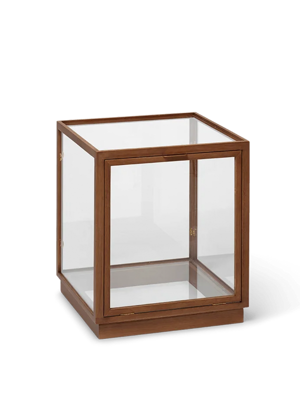 ferm LIVING Miru Glass Montre – Dark Stained Oak