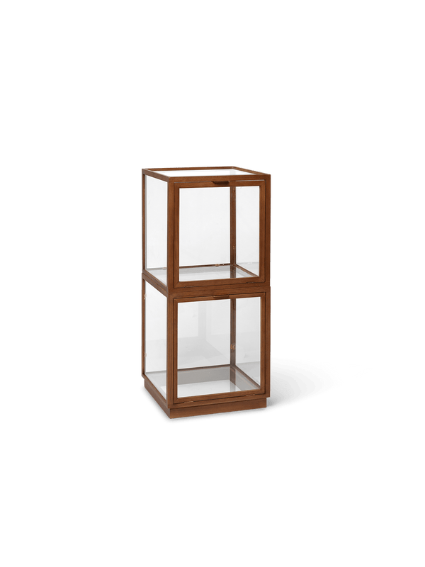 ferm LIVING Miru Glass Montre – Dark Stained Oak