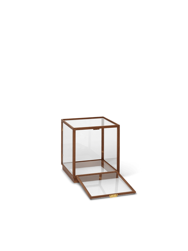 ferm LIVING Miru Glass Montre – Dark Stained Oak
