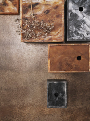 ferm LIVING Mist Box 7.5 x 10 cm – Charcoal