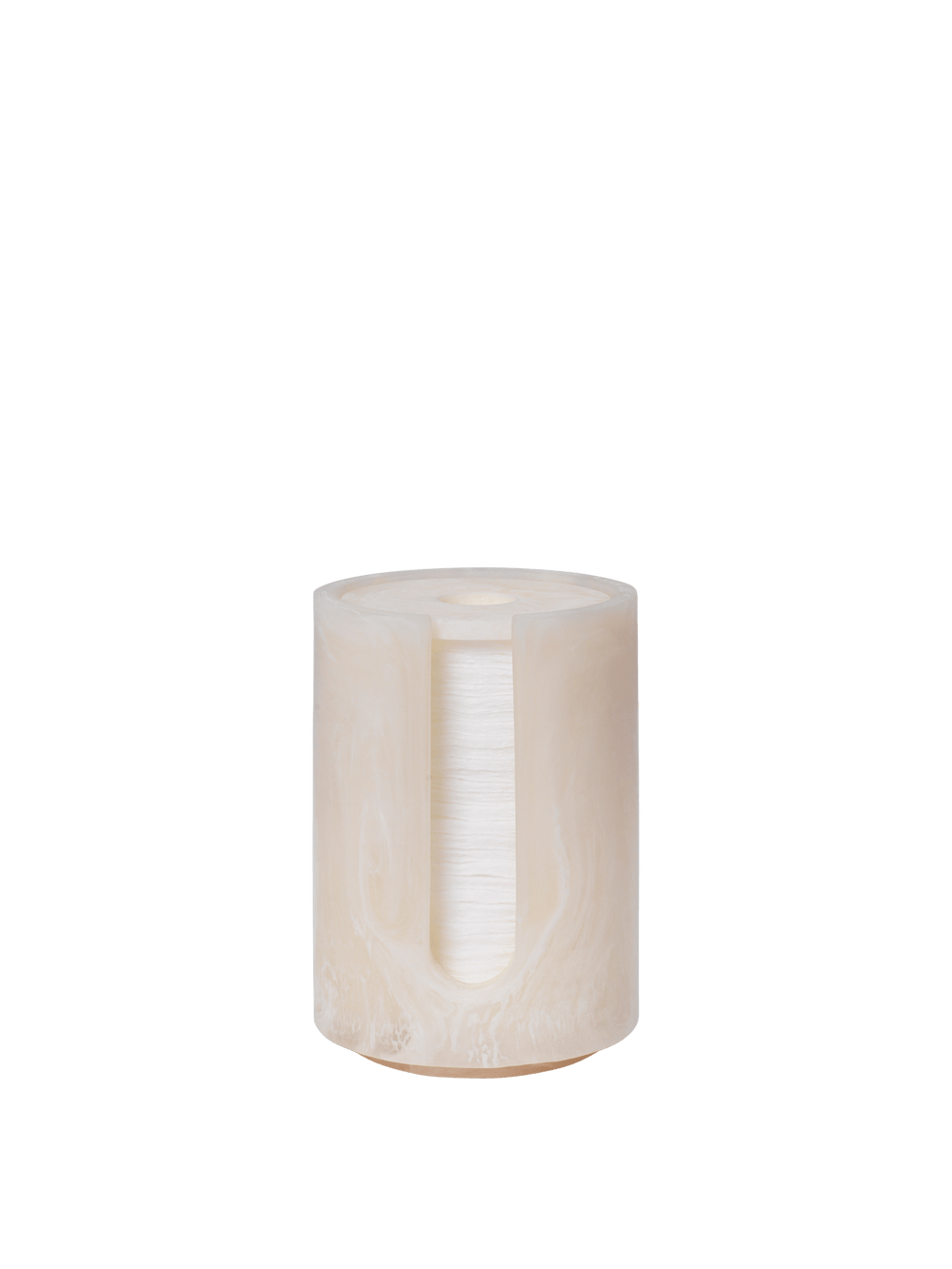 ferm LIVING Mist Cotton Pad Holder – Pearl