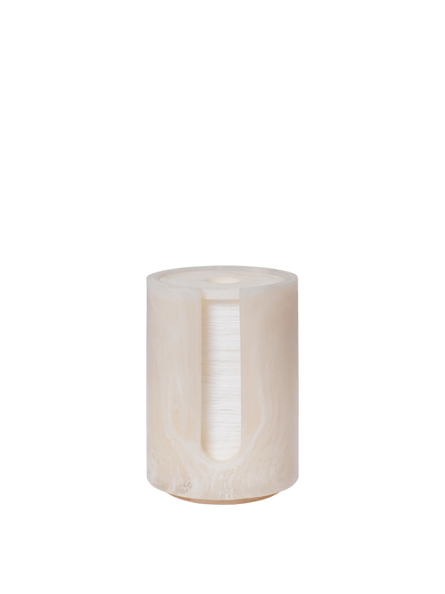 ferm LIVING Mist Cotton Pad Holder – Pearl