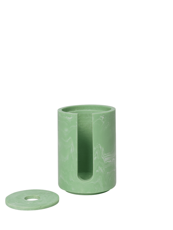 ferm LIVING Mist Cotton Pad Holder – Seafoam