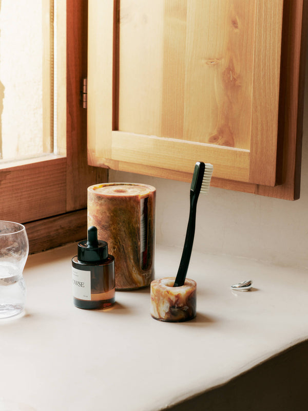 ferm LIVING Mist Cotton Pad Holder – Sugar Kelp