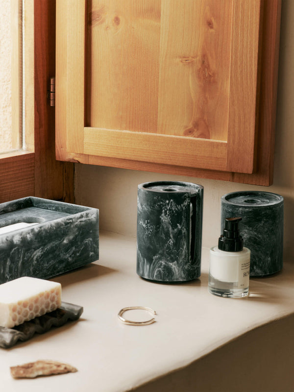 ferm LIVING Mist Tissue Box – Charcoal