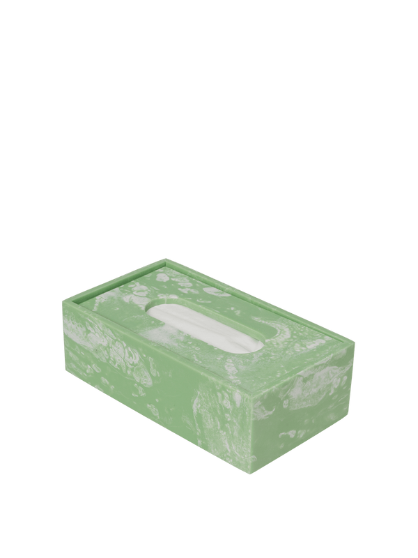 ferm LIVING Mist Tissue Box – Seafoam