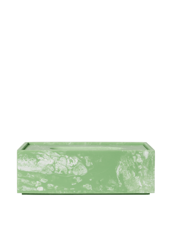 ferm LIVING Mist Tissue Box – Seafoam