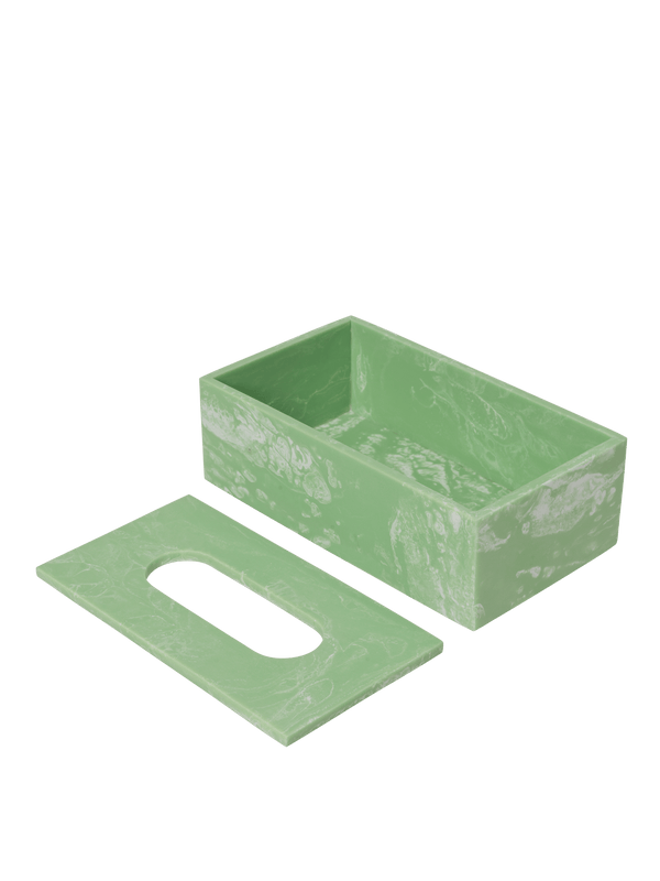 ferm LIVING Mist Tissue Box – Seafoam