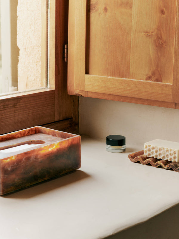 ferm LIVING Mist Tissue Box – Sugar Kelp