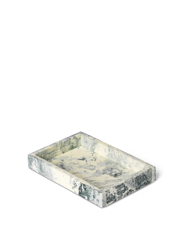 ferm LIVING Mist Tray 10 x 15 cm – Emerald Off-white