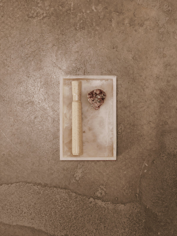 ferm LIVING Mist Tray 10 x 15 cm – Pearl