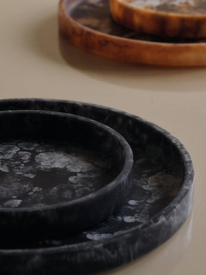ferm LIVING Mist Tray Ø20 cm – Charcoal